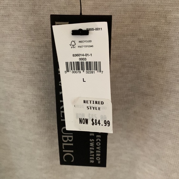 NWT Banana Republic super soft knit cowl neck sweater - Picture 3 of 4